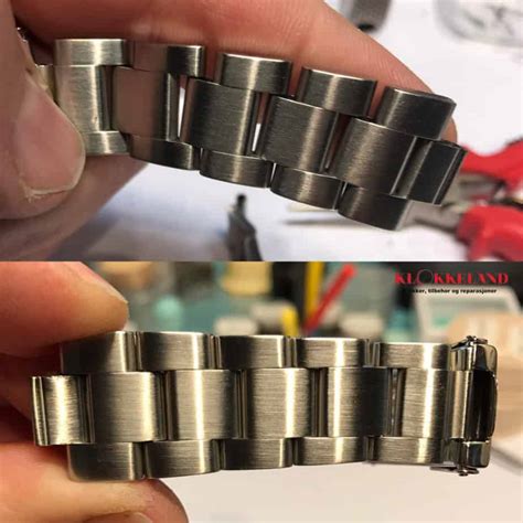 rolex band refinishing